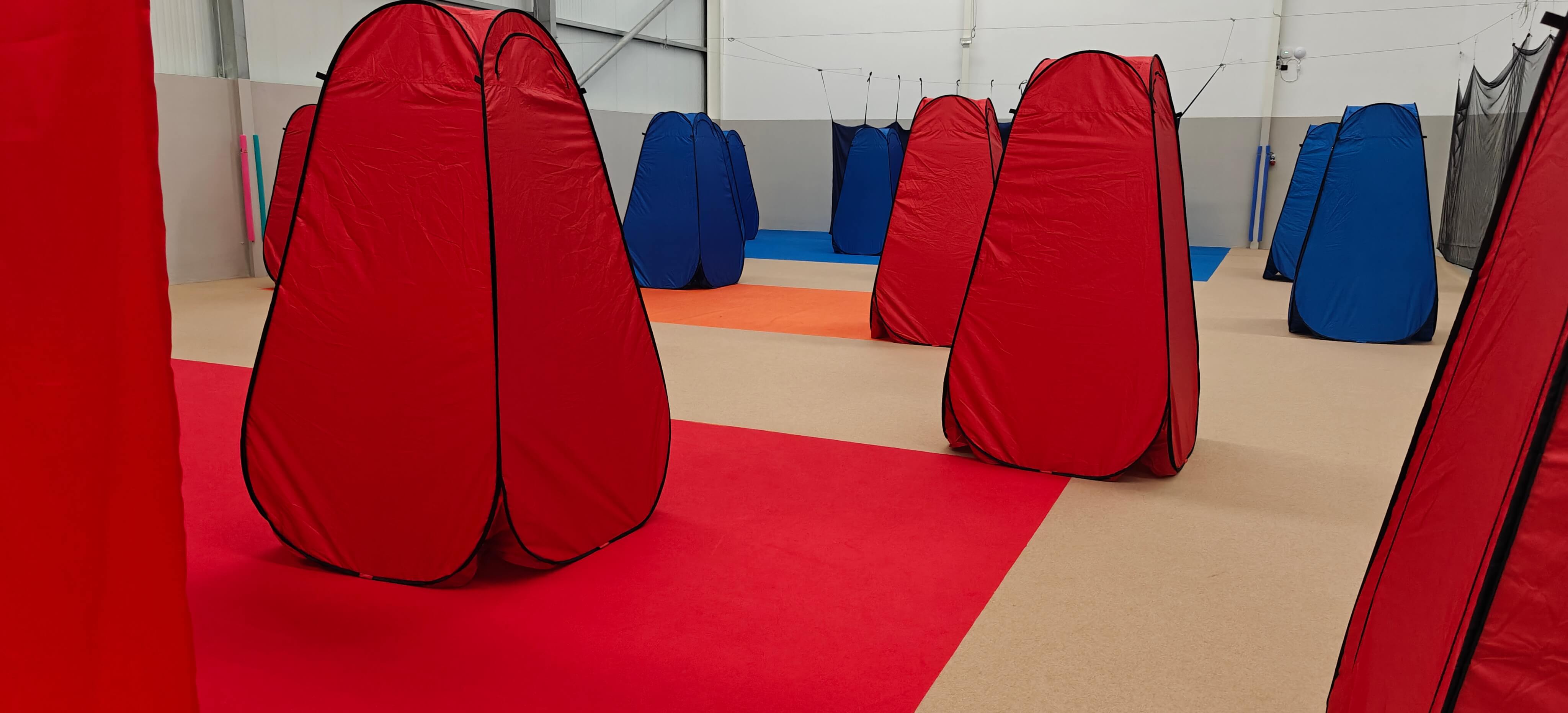 Arena Nerf com obstáculos em Leiria